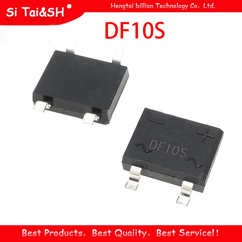 

10pcs DF10 DF10S 1A 1000V SMD rectifier bridge pile authentic