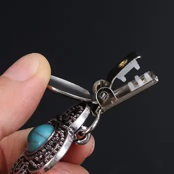 أزياء سحر هدية حجر الراين الرجعية الفيروز جديد كليب المشابك شال بروش سترة كليب سترة بلوزة دبوس 5