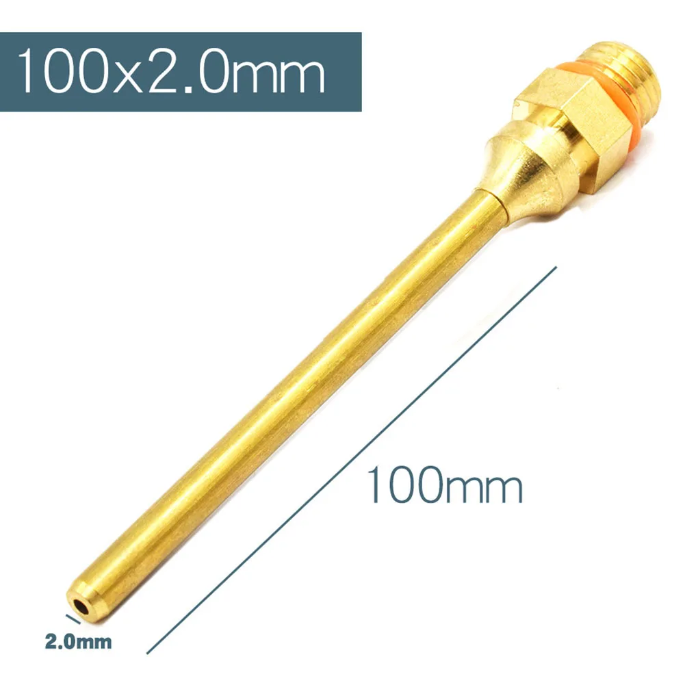 

Sturdy Hot Melt Glue Nozzle Universal Copper Tip 100x2 0mm Size Perfect Addition to Your Crafting or Repair Toolbox