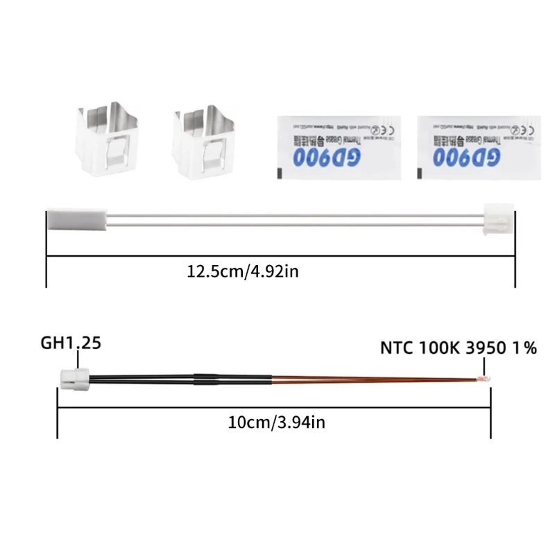 Riscaldatore A Cartuccia Ceramica Termistore Stampante 3D M17B Per Lab P1P P1S / Carbon X1 X1C