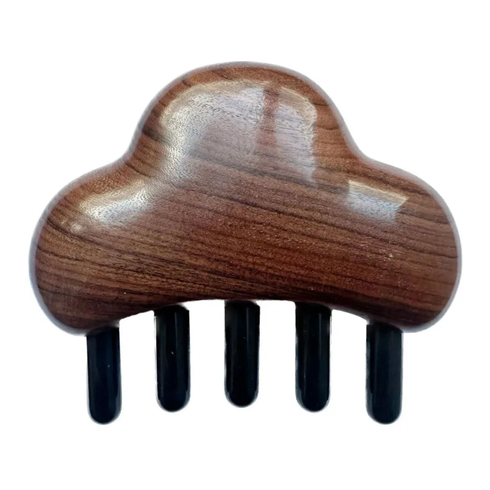 New Cloud Lotus Massage Comb Anti-Static Hair Care Hair Care Comb Scalp Beauty Meridian Massage Wooden Comb