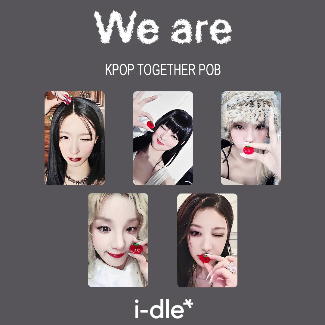 GIDLE IDLE Weare kpop together トレカ ５枚セット Kpop GIDLE 2th Mini Album We Are idle Card Set Special Card