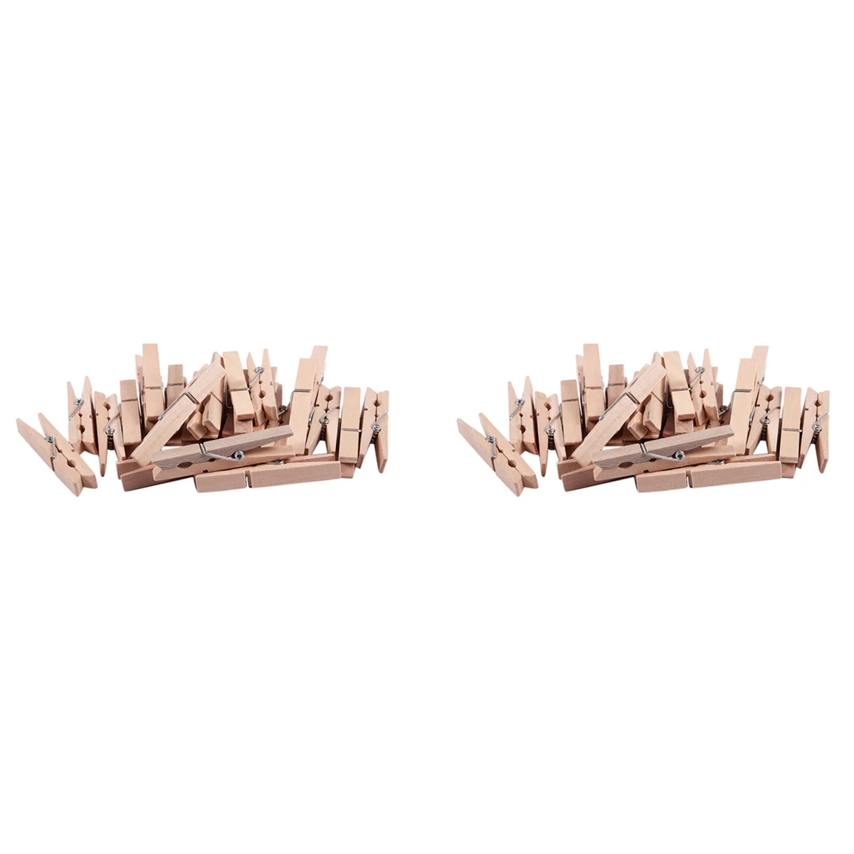 

Wooden Clothes Pins Pegs Hanging Clips 48 Pcs