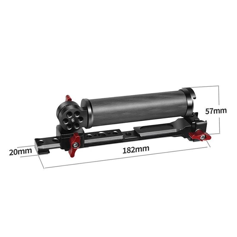 Upgrade Foldable Single Handgrip for DJI Ronin RS2 RS3 RS 4PRO RS3 Mini RSC2 Handheld Gimbal Mount Carbon Fibre Extension Grip