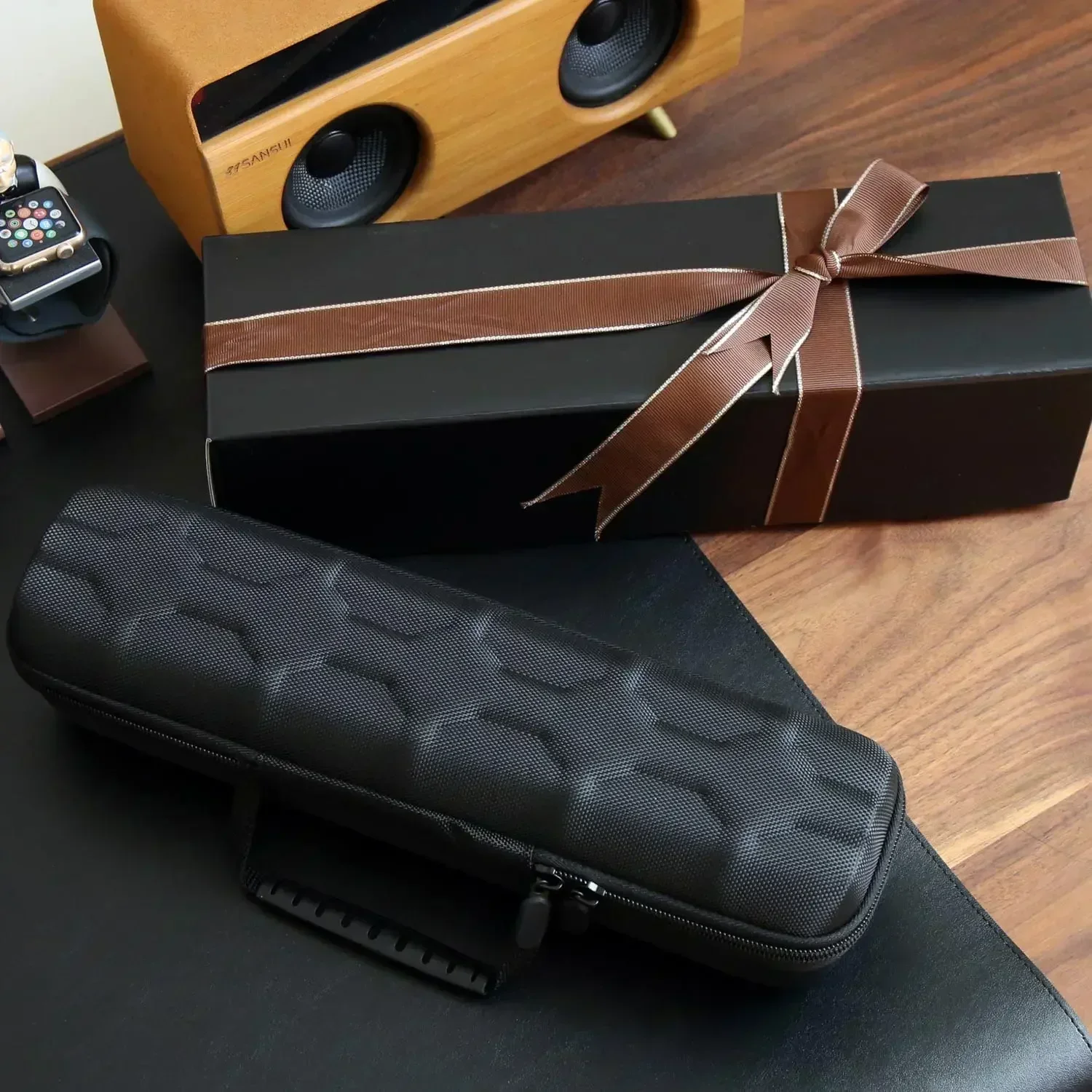 Watch Storage Box Watch Box Organizer for Men or Women Portable Travel Case Display Holder for Wristwatches and Smart Watches