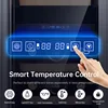 12Inch 16 Bottle Dual Zone Wine Cooler Refrigerator Professional Compressor, Stainless Steel & Tempered Glass For Red Wine 3