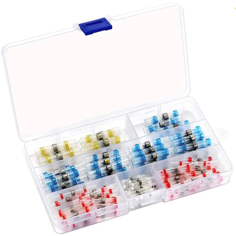 150PCS Solder Seal Wire Connectors Kit Heat Shrink Butt Connectors & 1x Carrying Bag for Xiaomi M365 Scooter