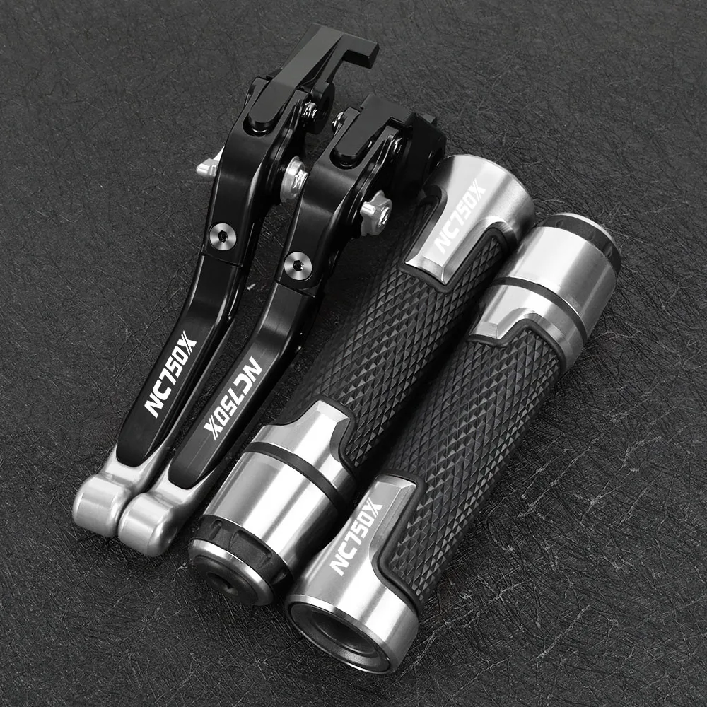 

FOR HONDA NC750X NC750 X 2014-2015 Motorcycle Folding Extendable Adjustable Brake Clutch Levers Handlebar Hand Grips Ends