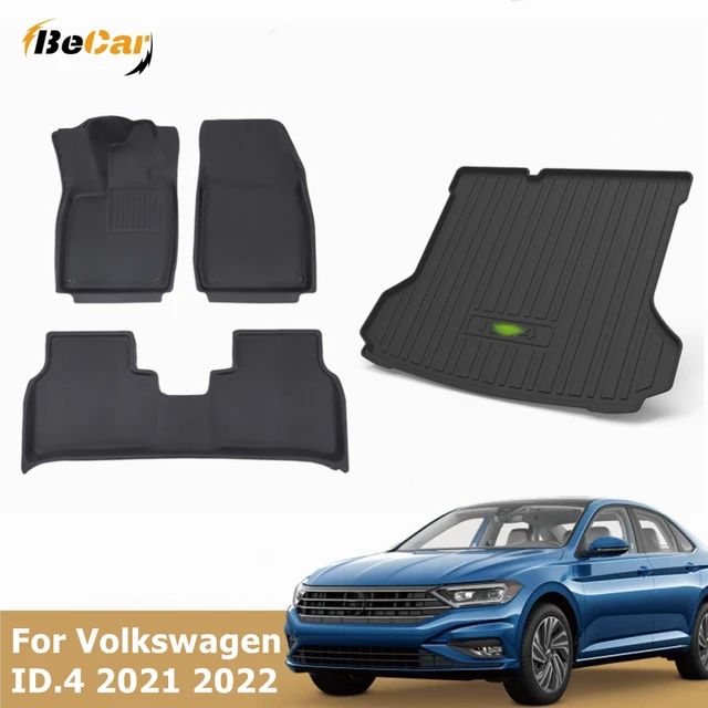 3d Car Floor Liner Mats For Volkswagen Id.4 2021 2022 Xpe Id4 All-weather  Protection Dustproof Waterproof Tpe Rear Trunk Mat - Floor Mats - AliExpress