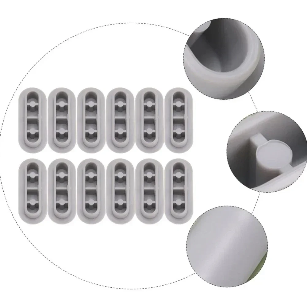 Toilet Seat Buffers Pack White Stop Bumper Seat Bumpers Toilet Lid Accessories Top Cover Cushion Adhesive Pads Toilet Absorber 4