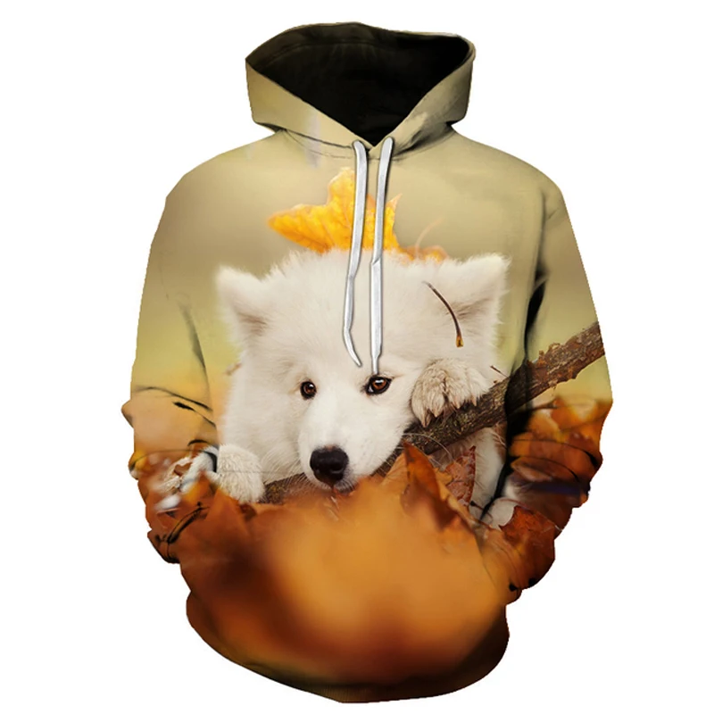 Cute Dogs Colorful Fashion Style 3D Printed Hoodies Unisex Pullovers Hoodie Casual Street Top Tracksuit