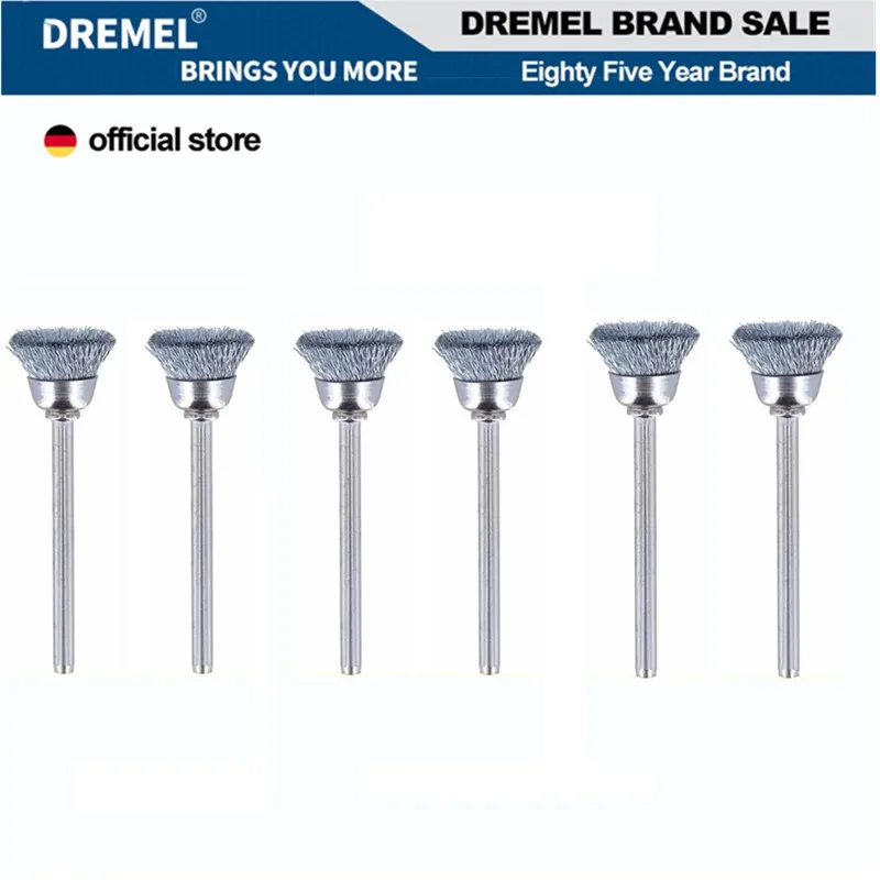 Dremel 442 Strumento Di Lucidatura Per La Pulizia Della Spazzola In Filo Di Acciaio Al Carbonio Per Dremel 3000 4000 4250 8220 8260 Ruota Gli Accessor