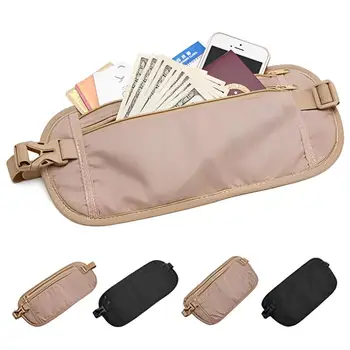 Marsupio sportivo da corsa Marsupi da viaggio invisibili Custodia per passaporto Marsupio per soldi Portafoglio di sicurezza nascosto Confezione regalo Borsa per soldi