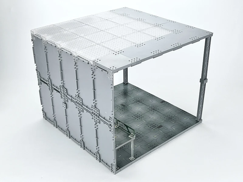 ☆ Diorama Hanger LB Ver.2 Wave H HANGER (WHITE) - Expandable Hanger Set for Mecha Diorama or