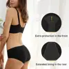 Women Briefs 3D Cutting Pure Color Leakproof Menstruation Briefs High Elastic Breathable Menstrual Panties for Inside Wear 2