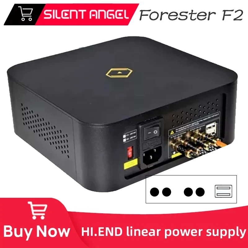 

Silent Angel Forester F2 The Stable Linear Power Supply With HIFI Highly Accurate Versatile DC Outputs 12V/3A 5V/2A 2.5mm 2.1mm