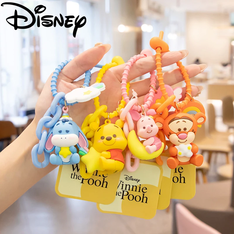 

Disney Eeyore Winnie Piglet Keychain Anime Cartoon Winnie The Pooh Cute Schoolbag Bag Pendant Gift Toys Charm Accessories Girls