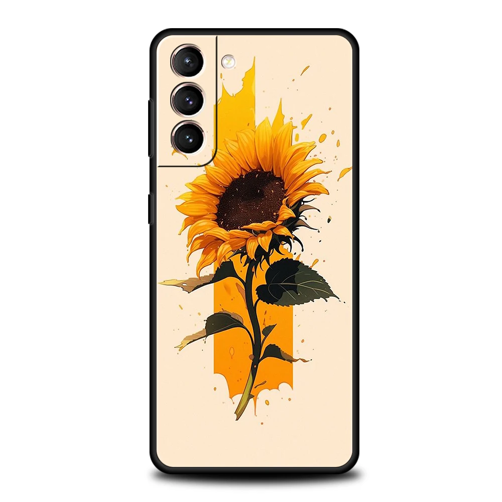 Sunflower Shockproof Silicone Phone Case