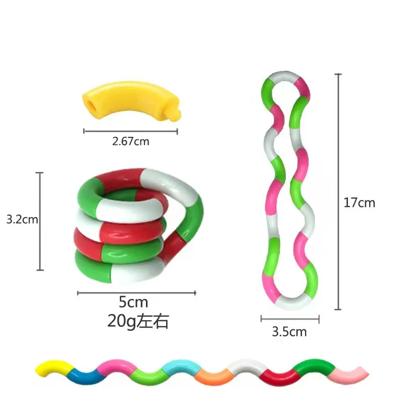 Pop Fidget Anti Stress Toy Twist Adult Decompression Toy Child Deformation Rope Perfect for Stress Kids To Play Toys