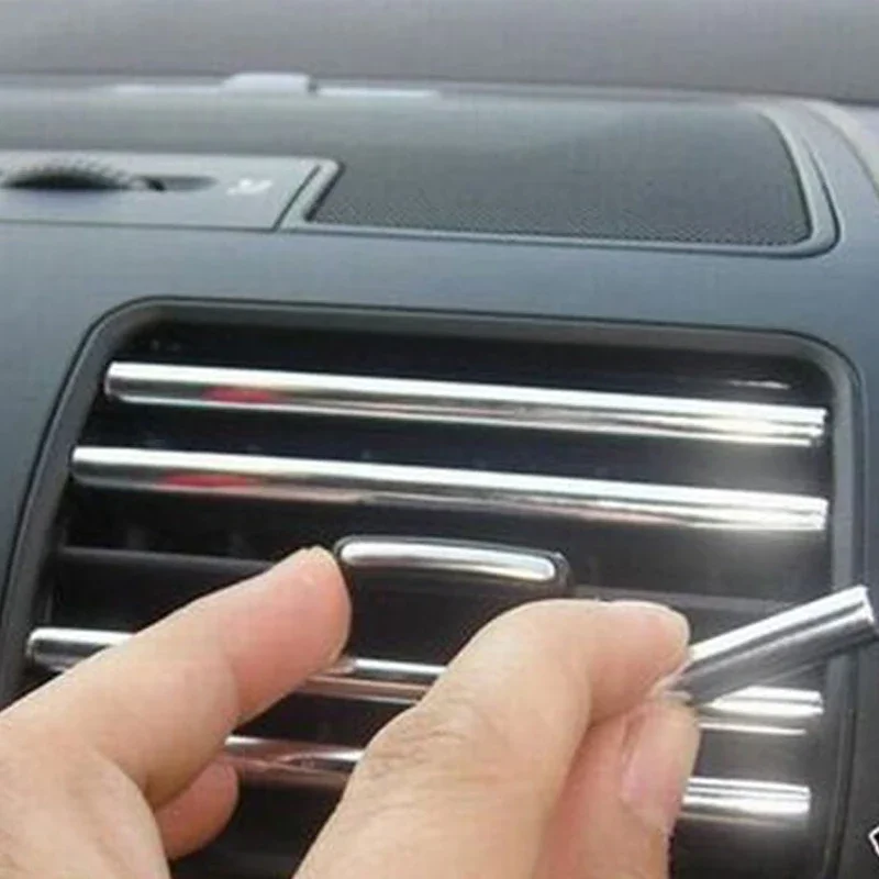 1PC 6M 20FT Car Air Vent Protection Strip Roll Universal Chroming Trim Strip Roll Car SUV Door Edge Scratch Guard Protect Cover car door edge guards car door edge protector