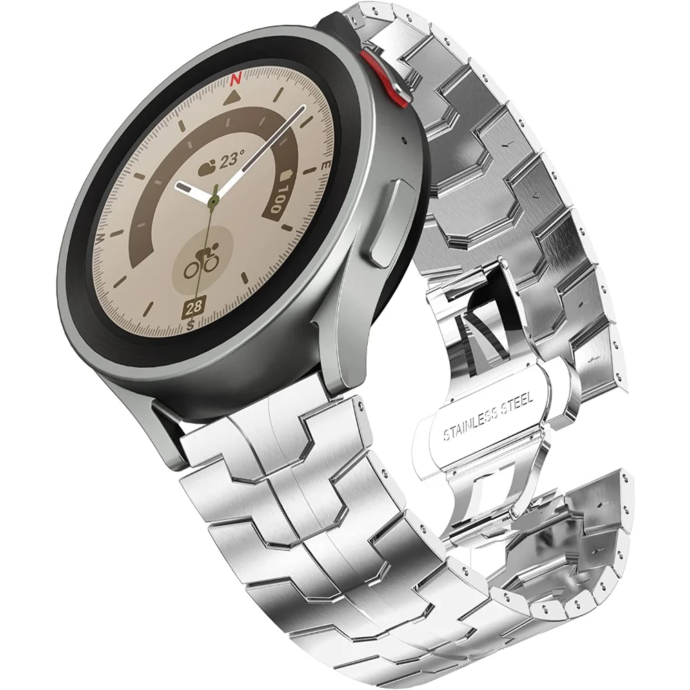 Pulseira de aço inoxidável para relógio Huawei, pulseira de substituição, sem lacunas, GT 4, GT4, GT3 Pro, 3, 2, 42mm, 46mm, 22mm