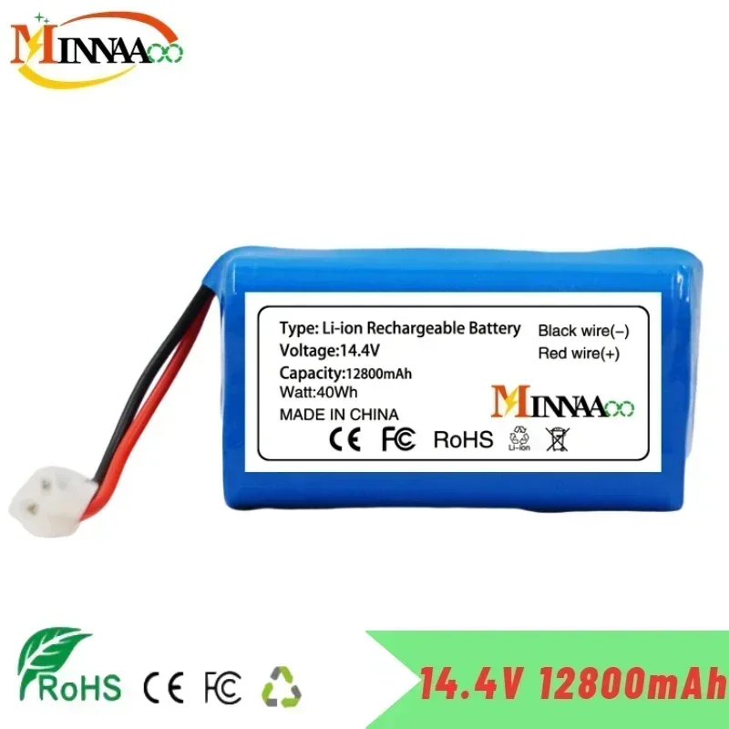 

2023 NEW 14.4V 3500mAh Li-ion Battery Pack,For XIAOMI MIJIA Mi Robot Vacuum-Mop Essential G1 MJSTG1, SKV4136GL H18650CH R30 R35