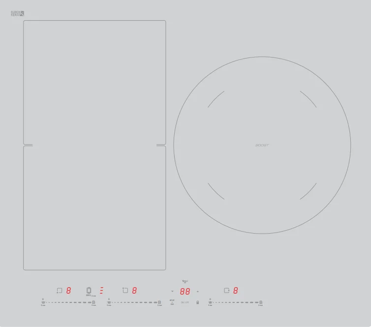 Pure white downdraft hood 3