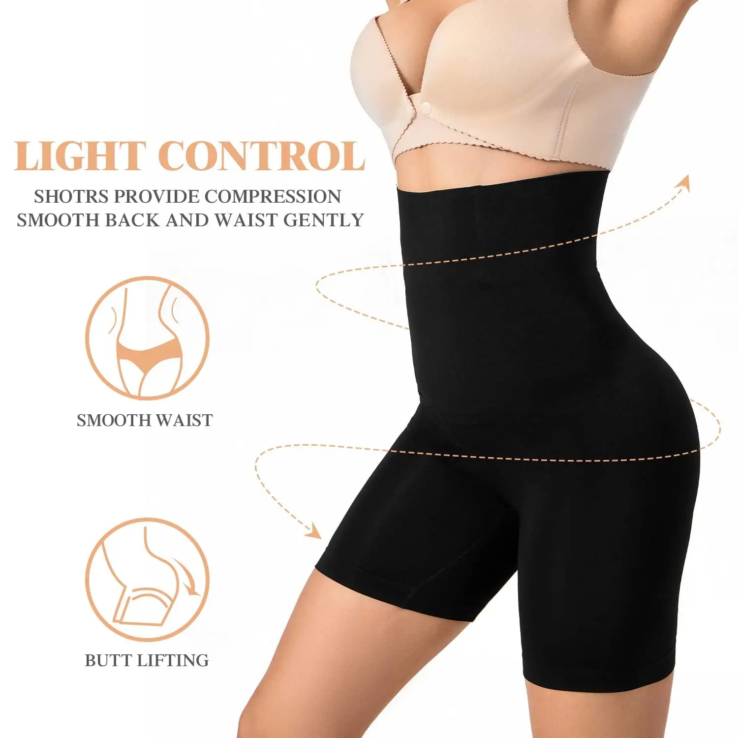 Women High waist Shapewear Butt Lifter Slimming Underwear Body Shaperwear Women's Waist Trainer Slimming Sheath Woman Flat Belly 4