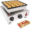 Mini Dutch Pancake Maker Poffertjes Iron 25 Pcs  Nonstick  110V (25 Pcs) 1
