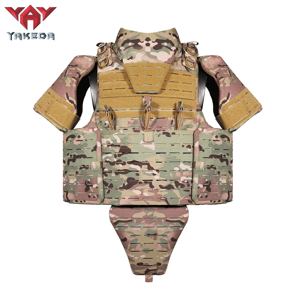 야케다 탈부착 다기능 훈련복 야외 조끼 모듈식 조합 레이저 커팅 MOLLE 시스템 전술용