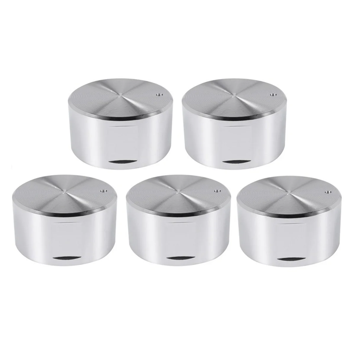 

5 Pcs Metal Gas Stove Knobs 8mm Cooker Control Range Oven Knob Burner Knob Gas Hob Switch Replacement Accessories