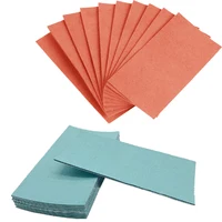 10pcs 10x5cm Suede Felt Cloth for 10cm Squeegee Vinyl Car Wrap Window Tint Scraper Tool Replaceable No Scratch Edge Protect 1