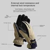 Cold-Proof Gloves Men's Winter Sports Riding Warm Velvet Padded Thickened Electric Motorbike Gloves Women's Outdoor Skiing 3