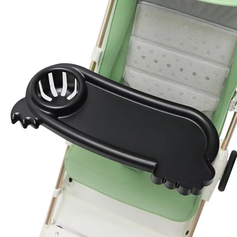 

Universal Stroller Snack Tray Cup Holder Snack Tray Attachment With Non-slip Straps And Clip Lightweight Umbrella Stroller For