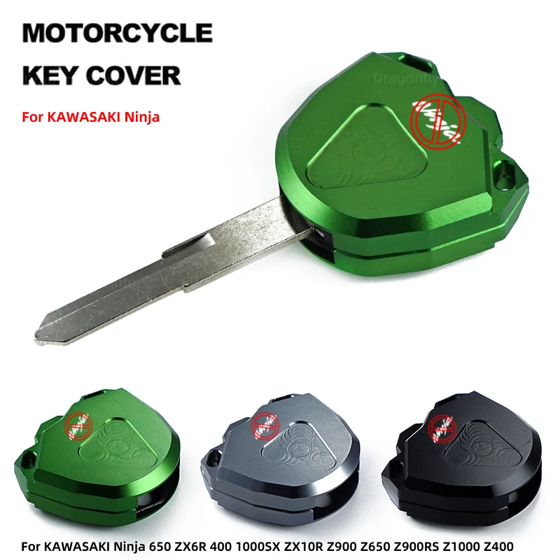 Motorcycle Key Cover Case Shell Ring Keyring Keychain For