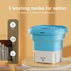 Mini Washing Machine Portable Washing Machine Underwear with Dryer Bucket Socks Clothes Washer Camping Folding Home Appliance 2
