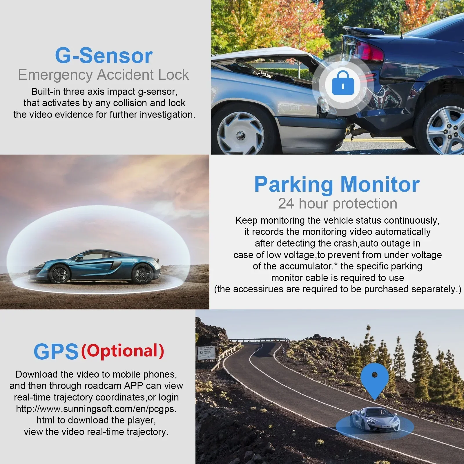 ڵ ī޶  ķ,  GPS Dvr Para Coche Ʈ   ķ, 24 ð  , ̴ ī޶, ʴ , 2K