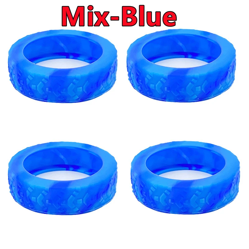 GHPKOTW 8er Set Silikon-Schoner Für Kofferrollen - Geräuschreduzierender Radschutz, Wasserdicht & Rutschfest