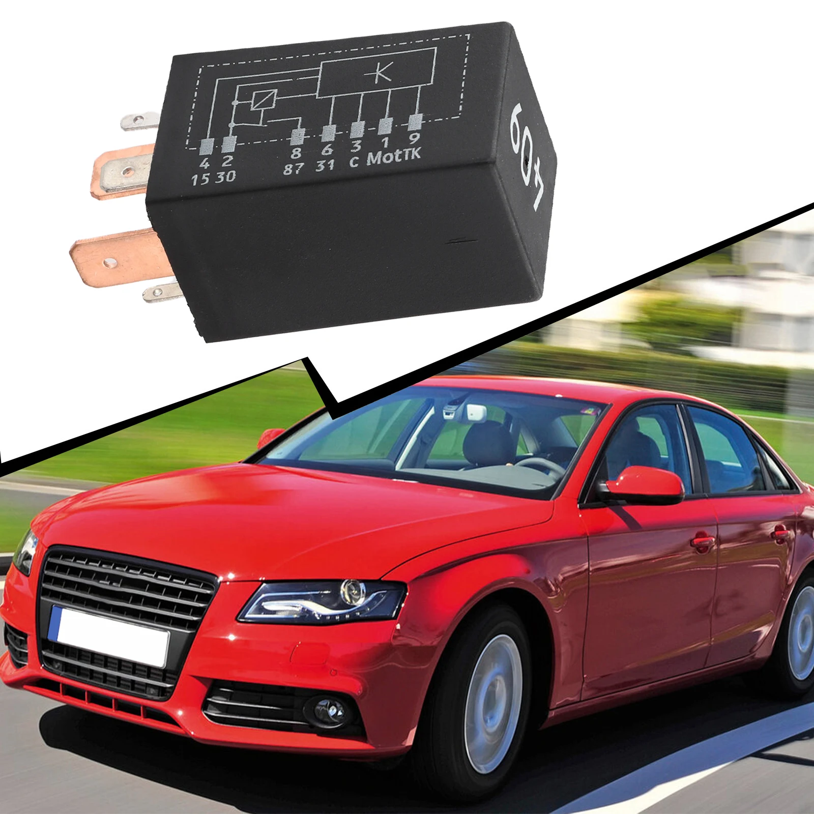 Kunststoff Kraftstoffpumpe Relais 409 Für Bora Für Golf Für Passat Für A3 S3 1J0906383B 1J0906383C Auto Zubehör – Detail 10