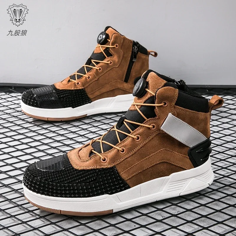 Botas Motocross Consolidate Stability Motorbike Boots motorcycle boots Comfortable Motorcycle Shoes motorcycle shoes for Men Women Cycling Shoes Wear Resistant
