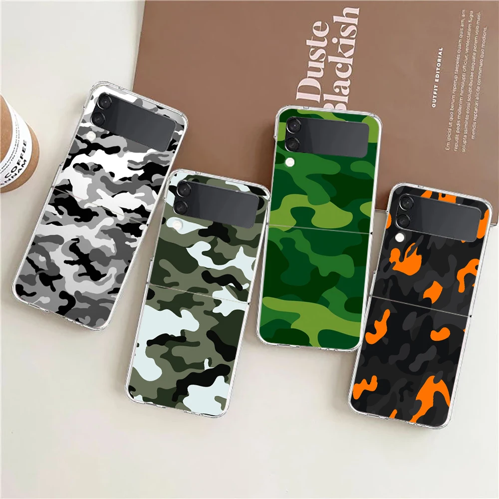 Stealth Series: Camouflage Shockproof Foldable Phone Case – Black Cover