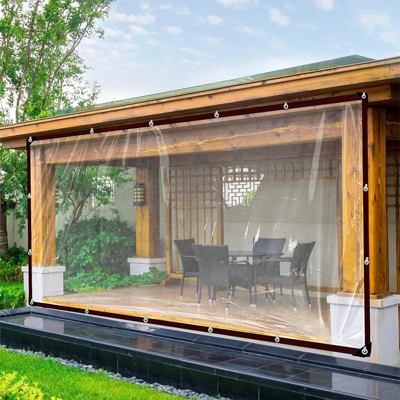 Waterproof Tarpaulin Waterproof Tarp Tarpaulin Rain Cover PE transparent waterproof oilcloth garden balcony greenhouse succulent plant waterproof film