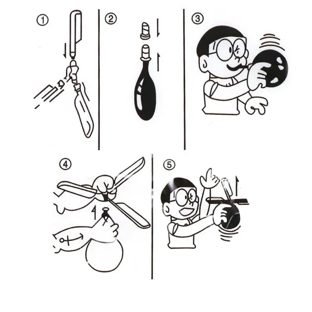 Ensemble de lanceurs amusants pour enfants, ballon, hélicoptère, extérieur, parent, enfant, coule, puzzle, jouet, cadeau, 5 pièces 6