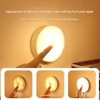 New dormitory night light bedside light learning desk lamp eye protection charging energy-saving button magnetic student light w 4