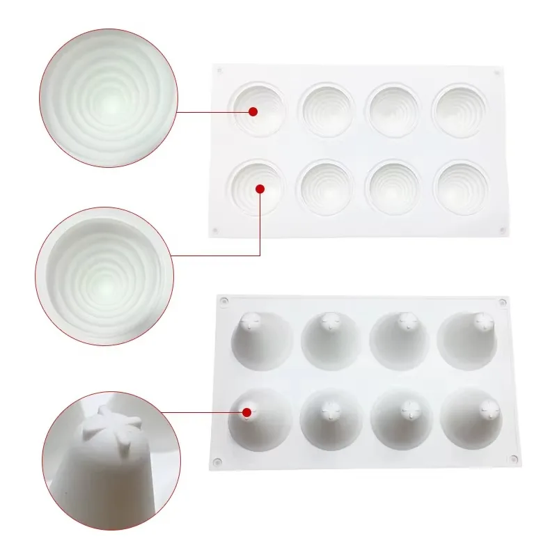 Christmas-Themed Silicone Baking Mold for Chocolate Fondant  Nonstick Hat and Tree Shape Decorating Tool for Holiday Desserts