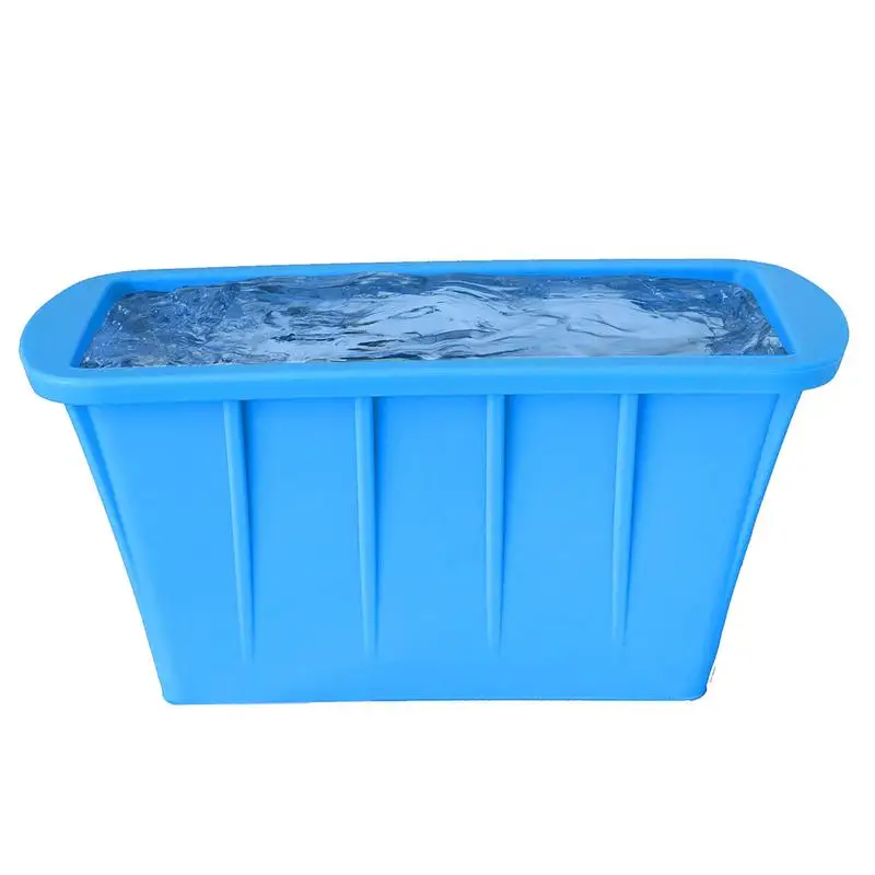 

New 8lbs Ice Block Mold Extra Large Ice Box Large Silicone Box With Lid Ice Box Ice Cube Maker Dishwasher Safe Ice Bath Chiller