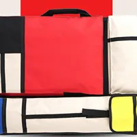 4K Canvas Portfolio Bag Waterproof Art Case Painting Paper Holder Art Portfolio Case Carrying Bag Waterproof 6