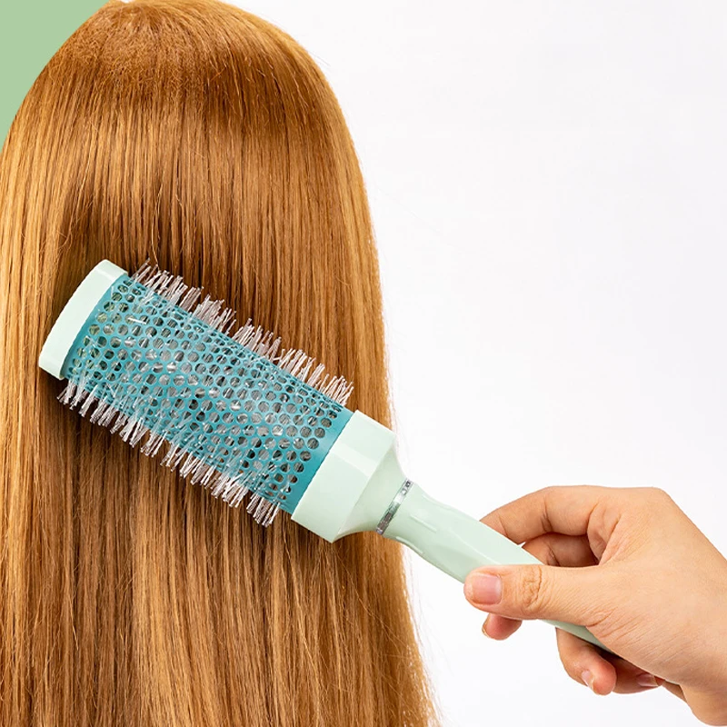 

Professional Salon Hair Brush Hair Styling Hairbrush Hairdressing Comb Round Curly Hair Rollers Tools