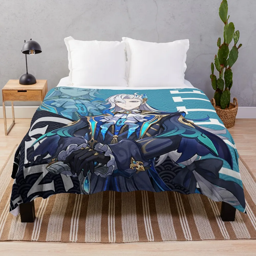 

Ударное одеяло Neuvillette Genshin, декоративные диваны, роскошные декоративные одеяла