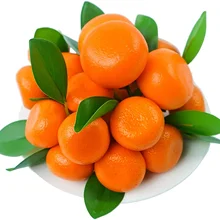 Falso laranja artificial realista simulação falso frutas artificiais modelo tangerinesmall tangerine cozinha gabinete decoração